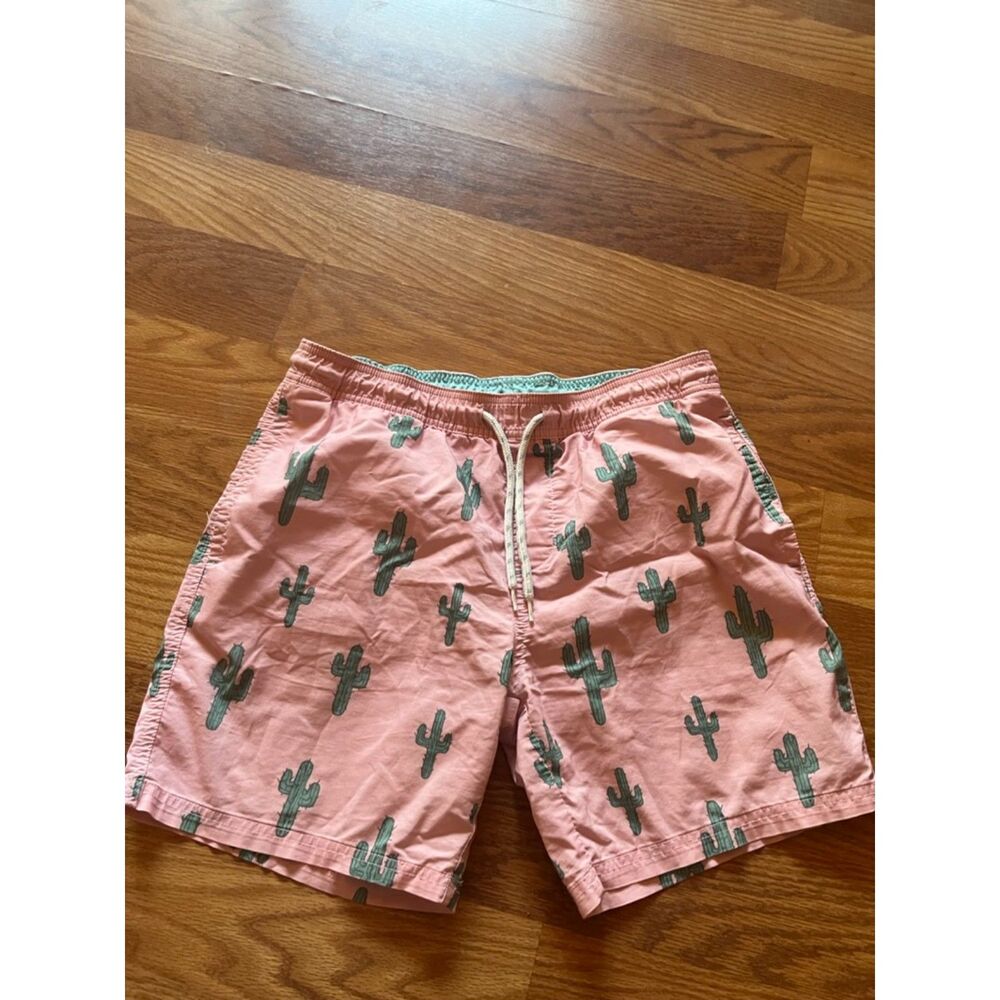 Pink Saguaro Swim Trunks - Goodfellow Men's M